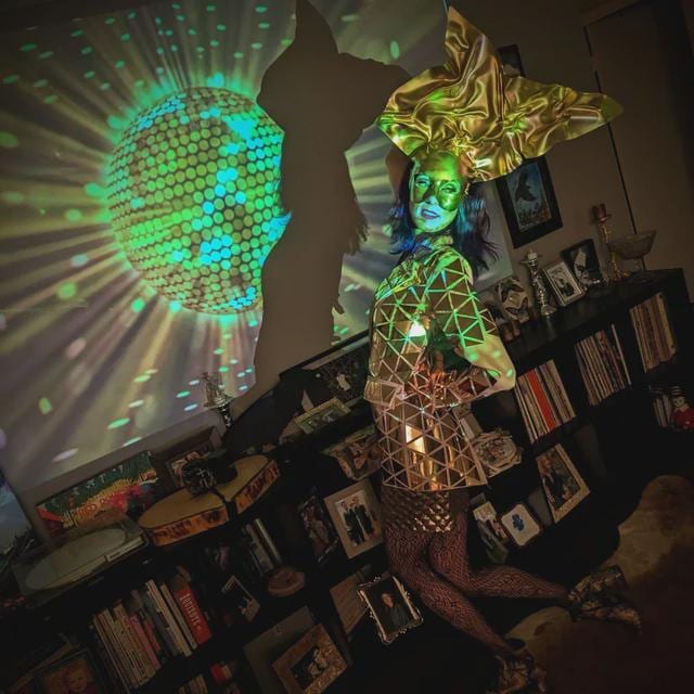 Metallic Gold Masquerade Mask: Fantasy Goddess Costume Headpiece