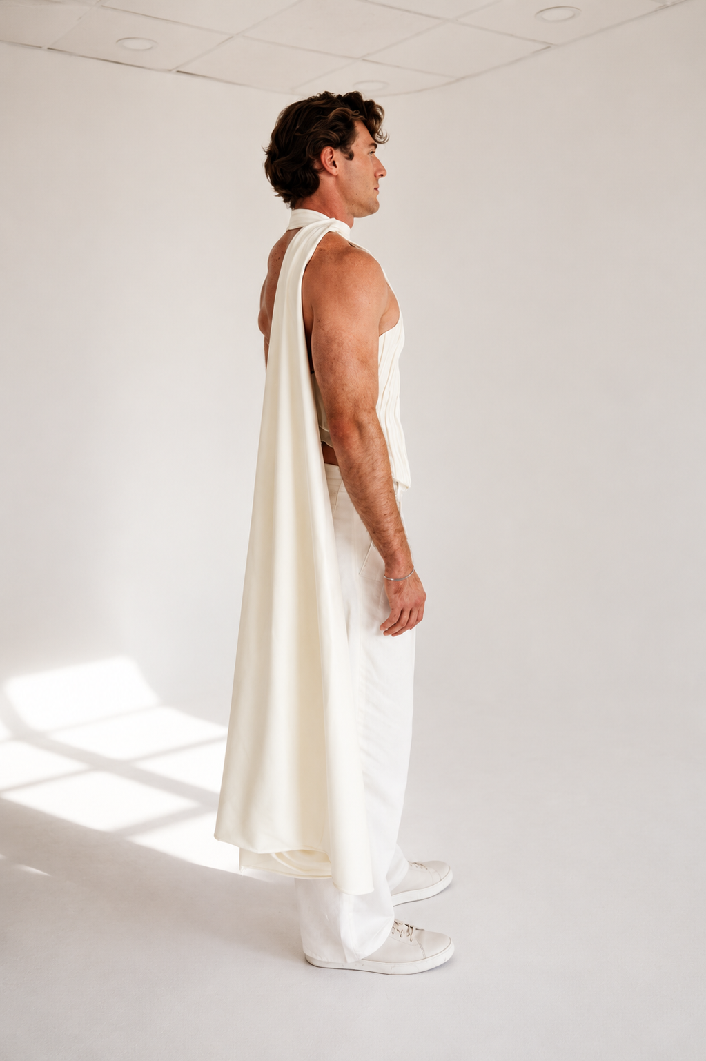 The Ascension Bridal Drape Statement Corset