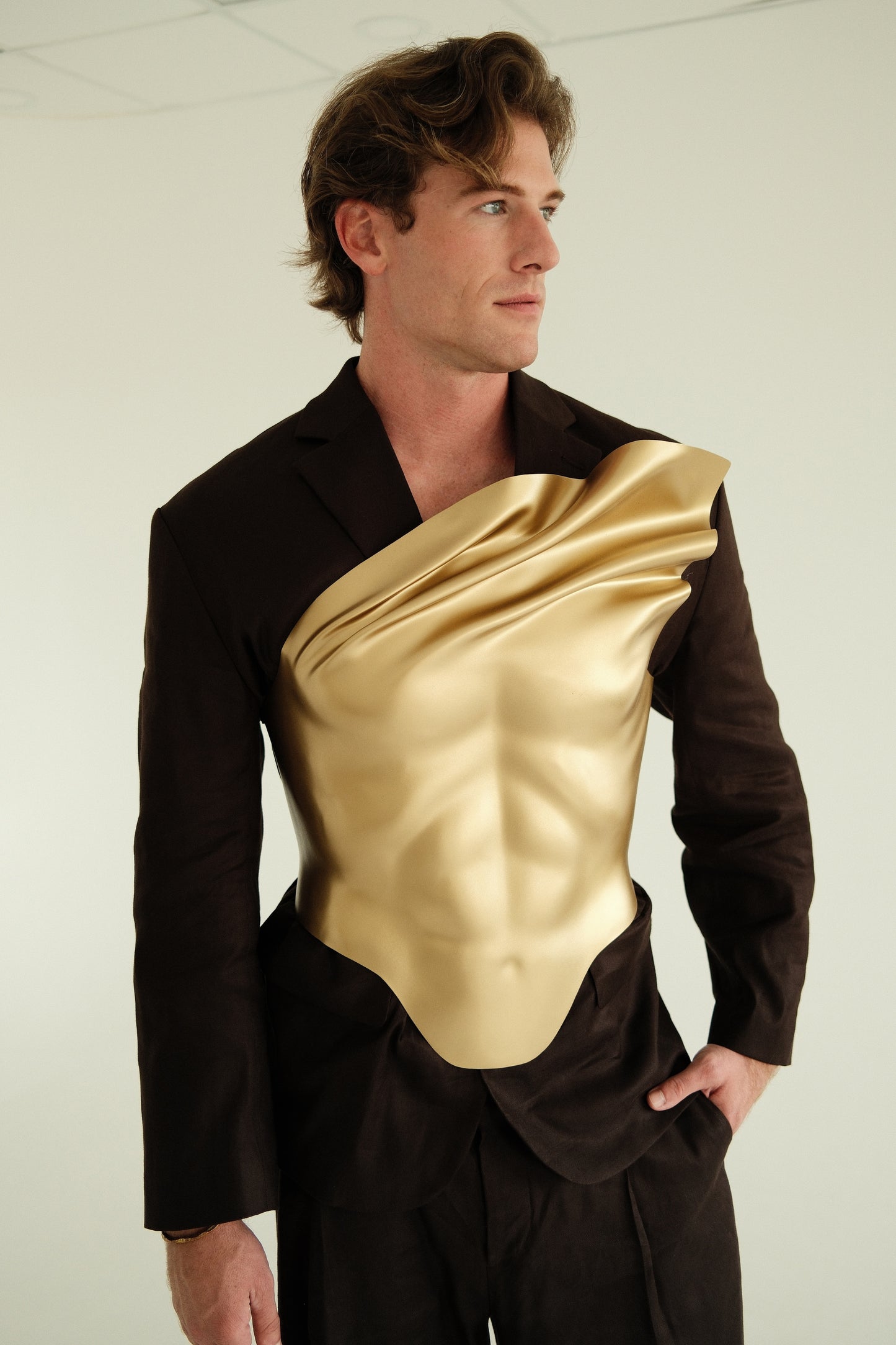 Custom Gold Warrior Corset