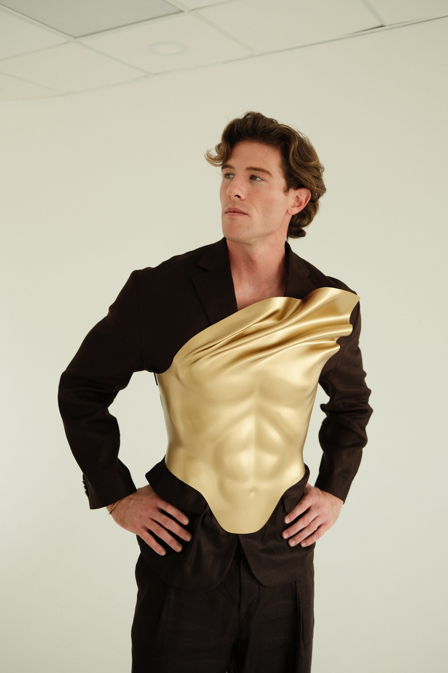 Custom Gold Warrior Corset