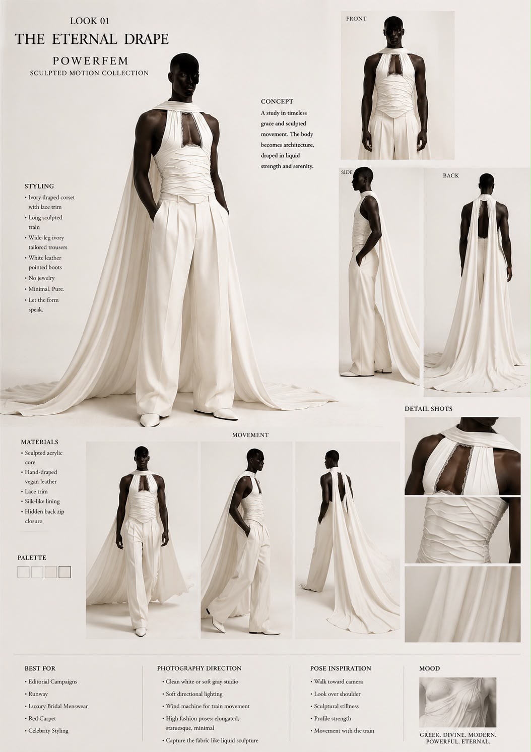 The Sovereign Eternal Bridal Drape