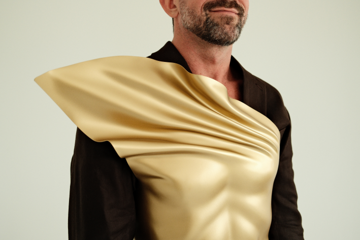 sculptural corset