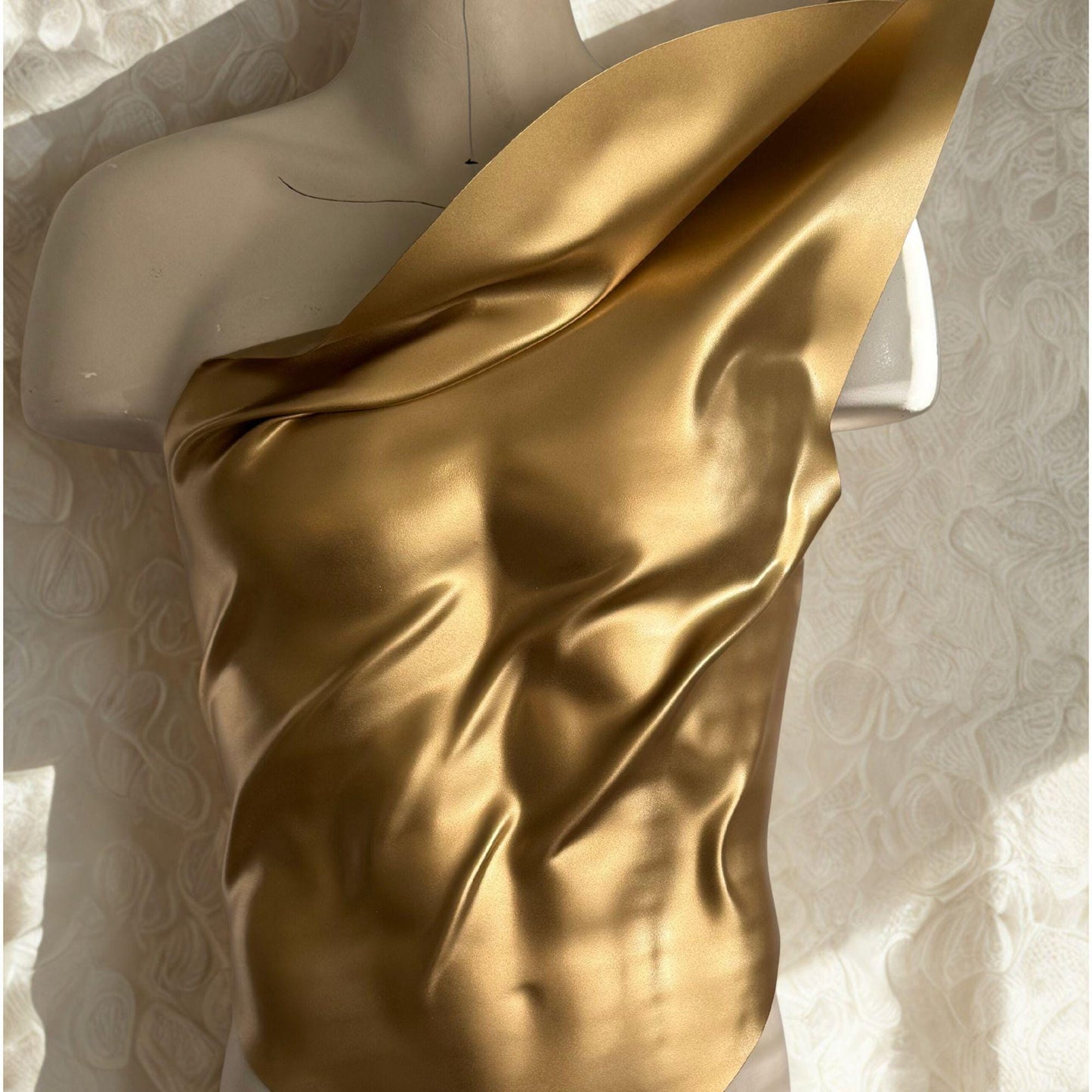 Custom Gold Corset: Men's Warrior Fashion Armor