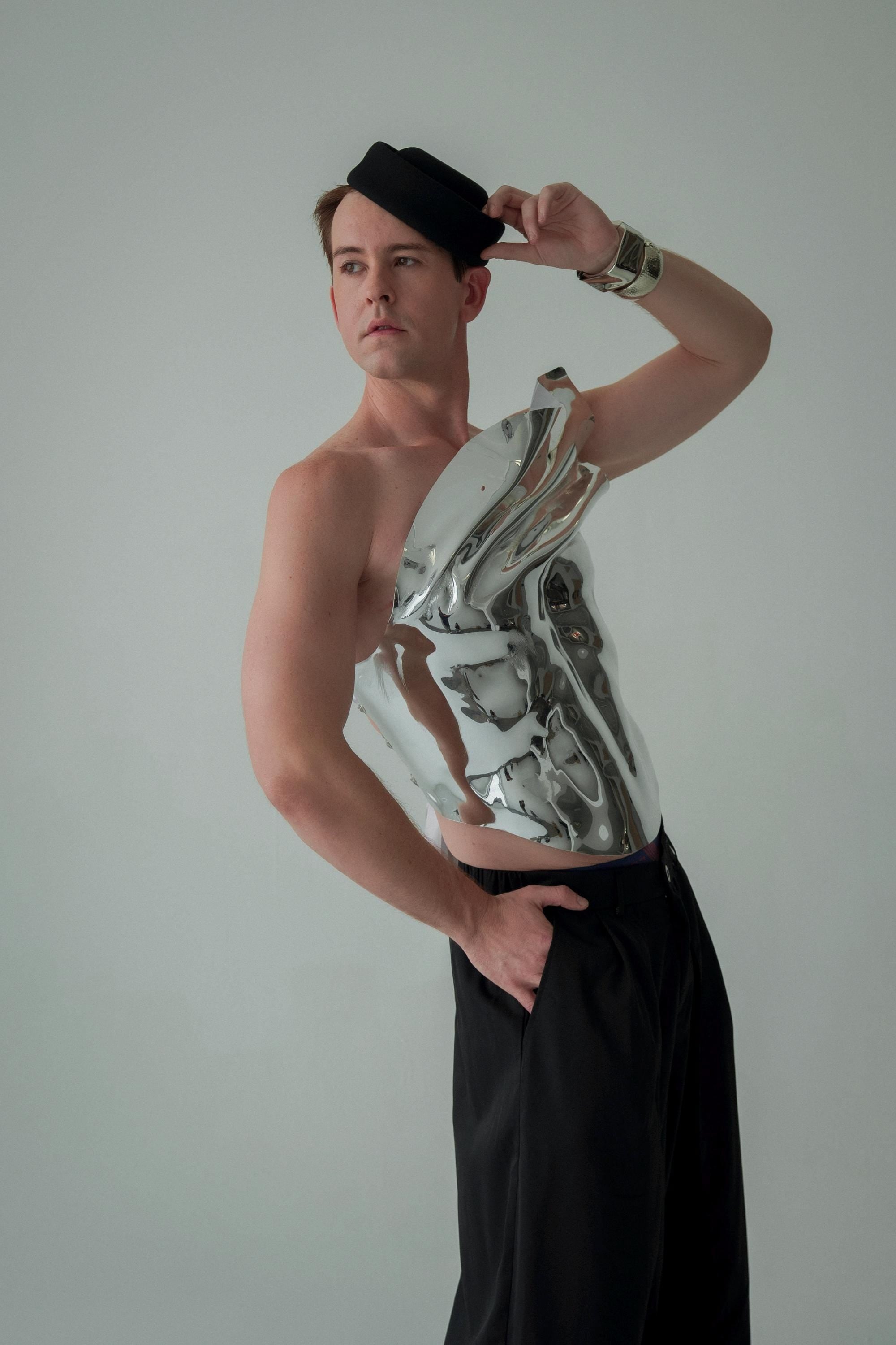 Silver Regal Armor Corset