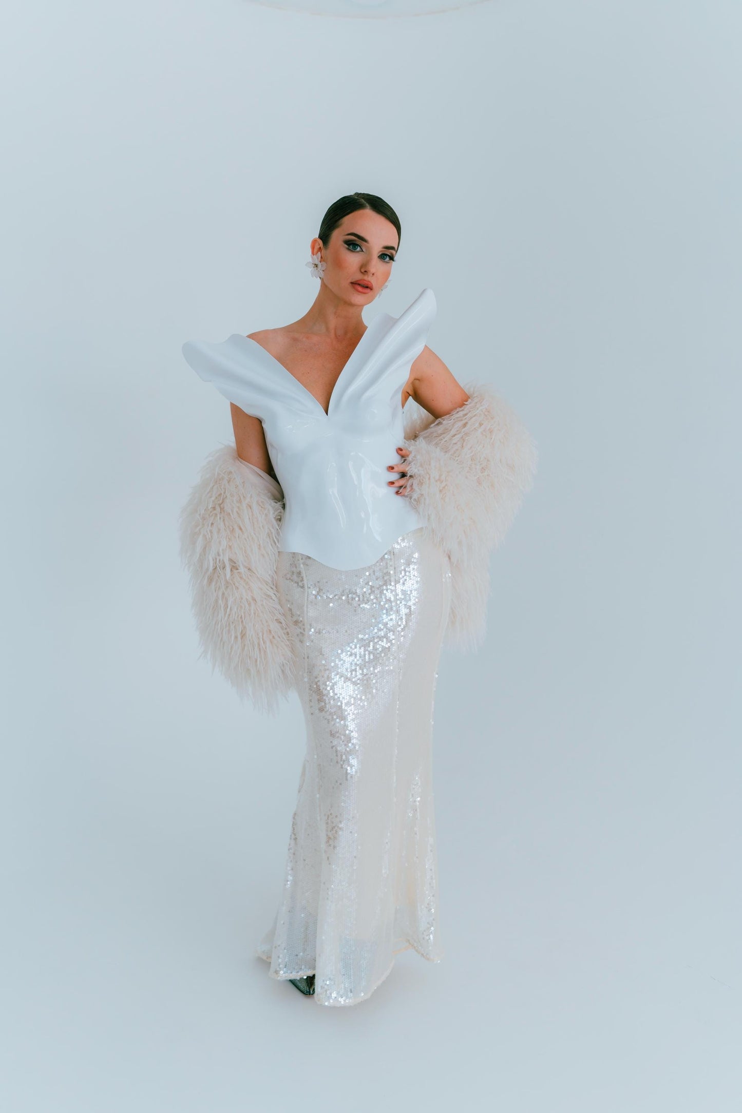 Custom Fit Bridal Bustier: Modern Corset Breastplate, Cosplay Costume