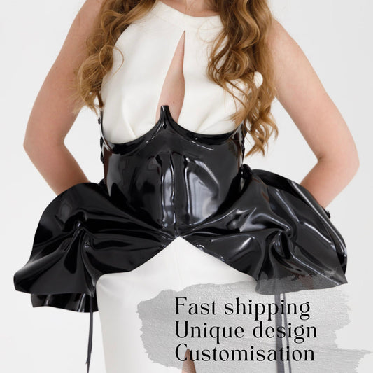 Couture Underbust Corset: Steampunk Gothic Fashion Top