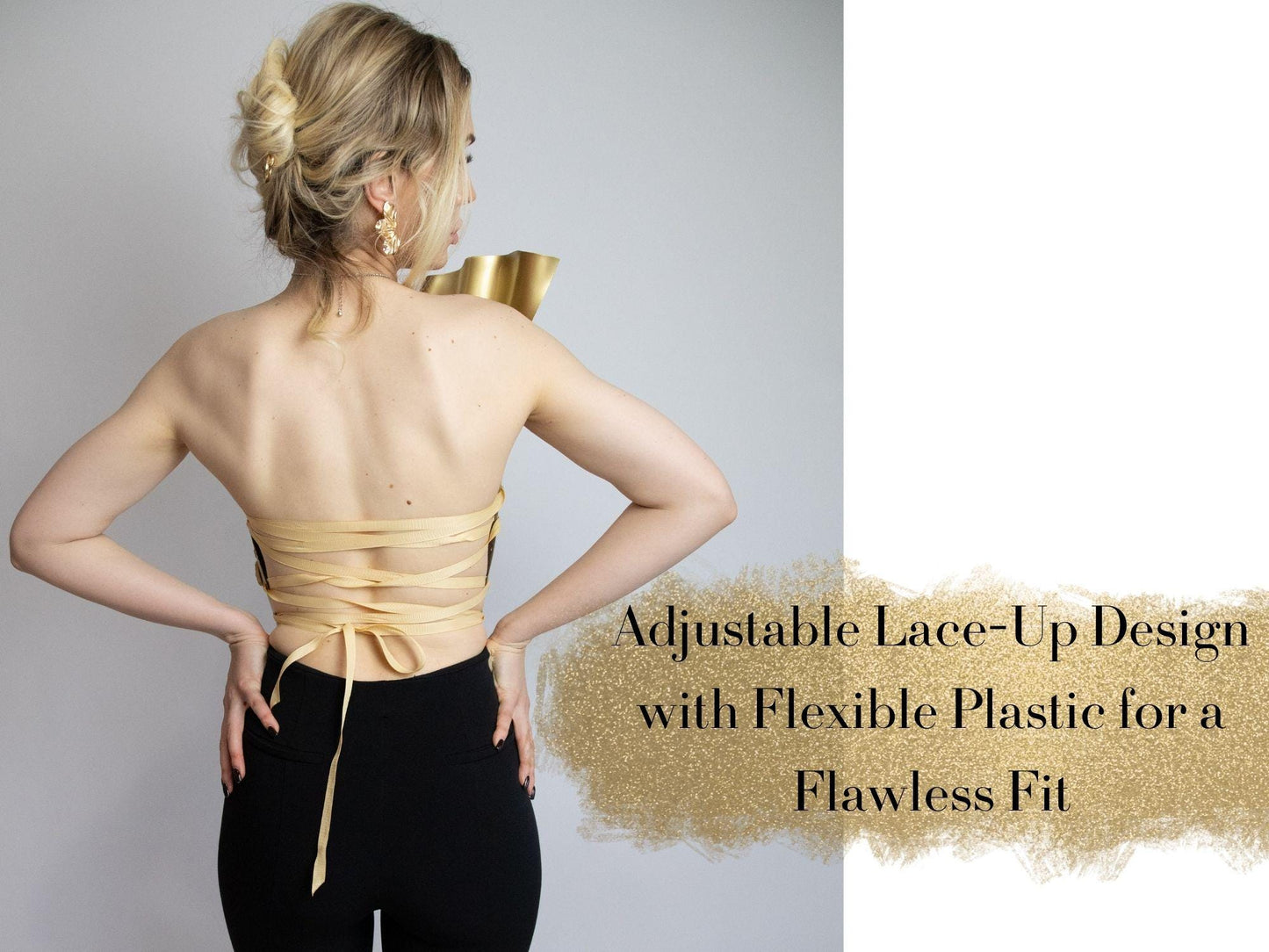 Gold Barocco Corset: Queen Cosplay Breastplate, Modern Armor