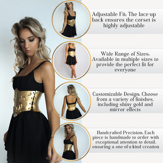 Golden Baroque Corset Belt