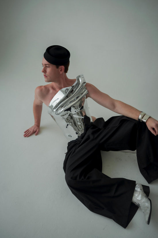 Silver Regal Armor Corset