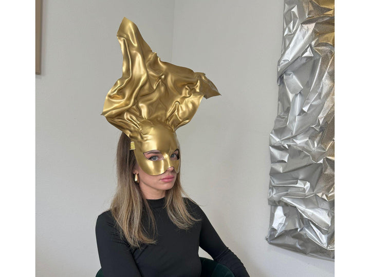Metallic Gold Masquerade Mask