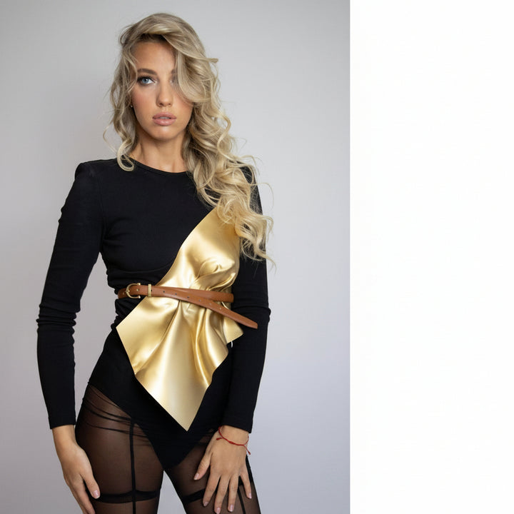 Molded Gold Corset