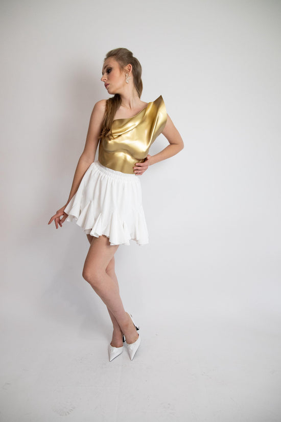 Gold Steampunk Armor Corset