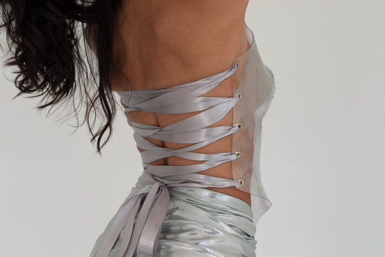 Chrome Goddess Corset Top