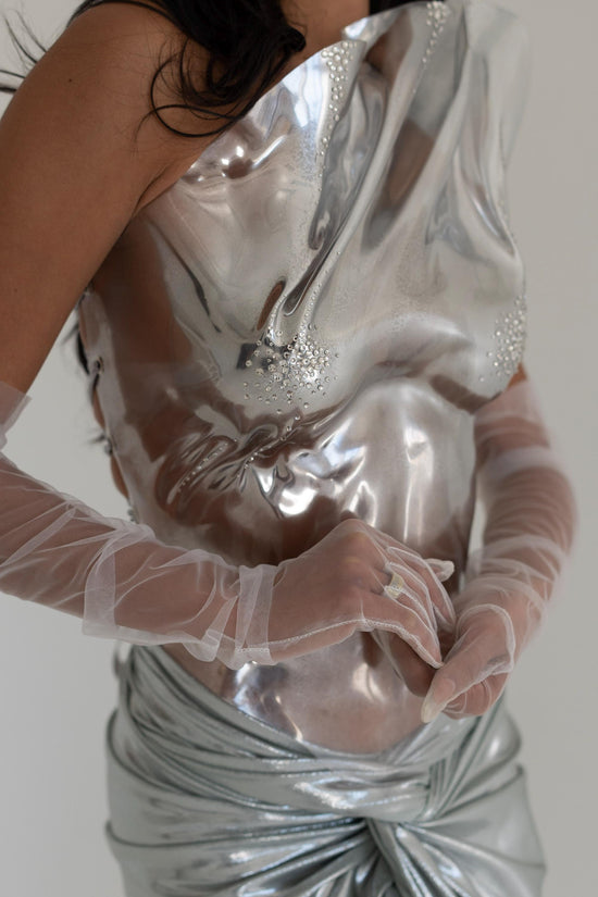 Chrome Goddess Corset Top