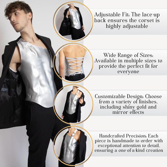 Futuristic Armor Corset for Men