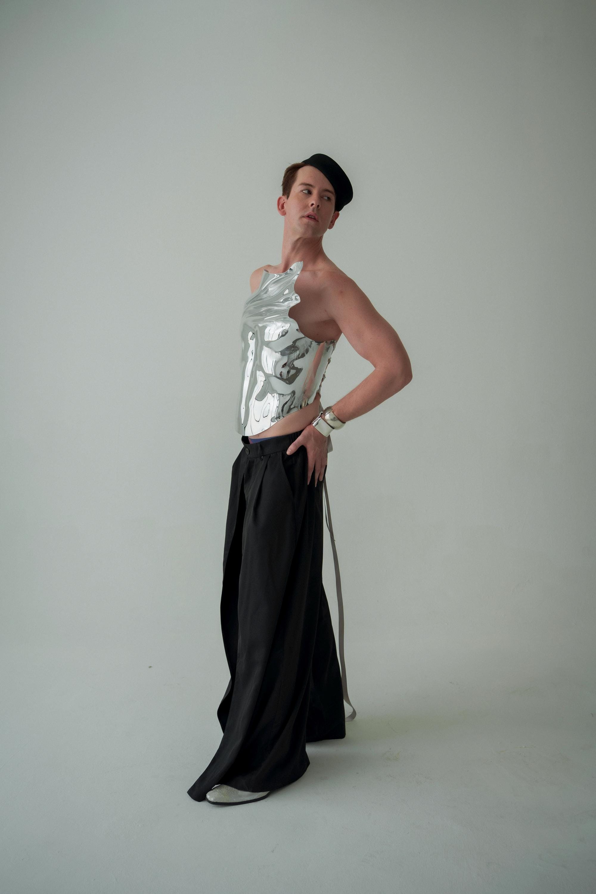 Silver Regal Armor Corset