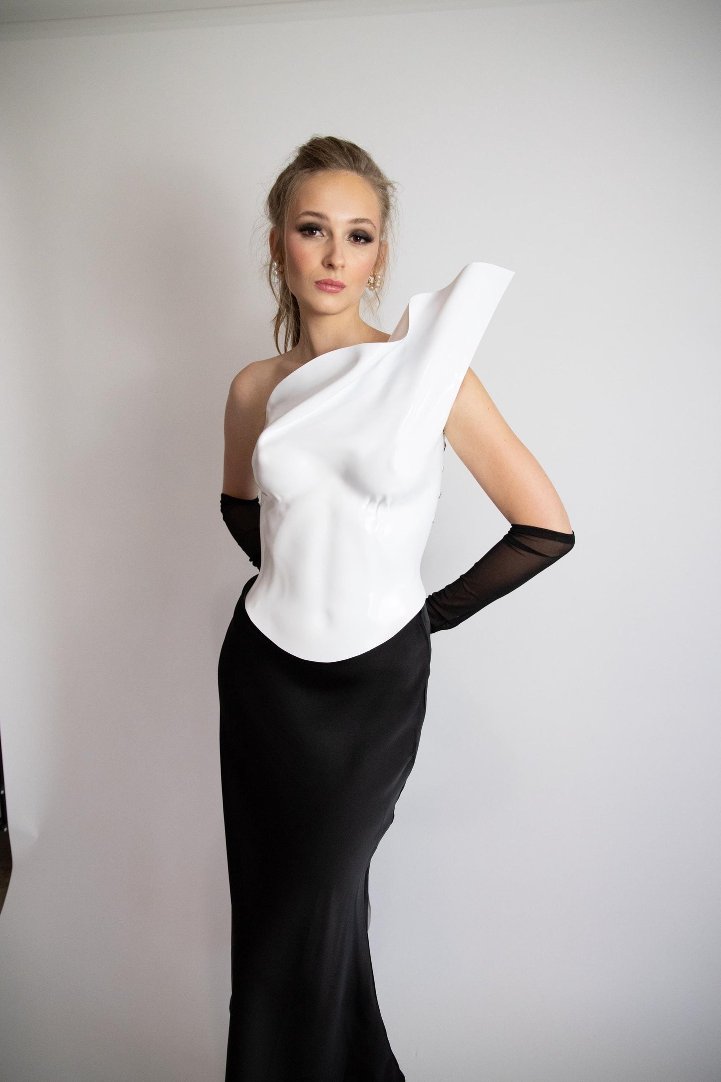 Custom Bridal Bustier: Modern Corset Top, Fantasy Wedding Outfit