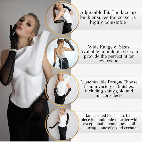 Modern Bridal Corset Top for Women
