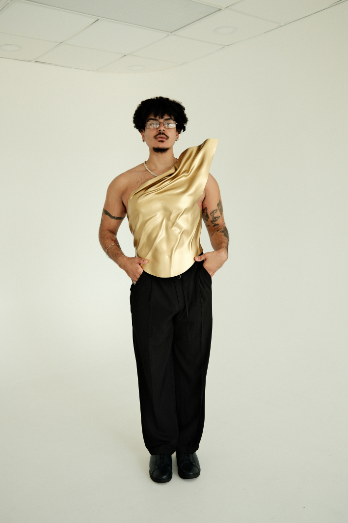 Sculptural Warrior Armor Corset
