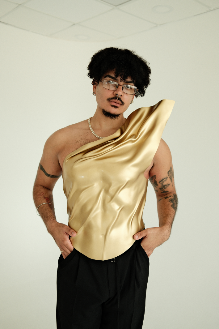 Sculptural Warrior Armor Corset