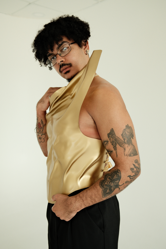 Sculptural Warrior Armor Corset