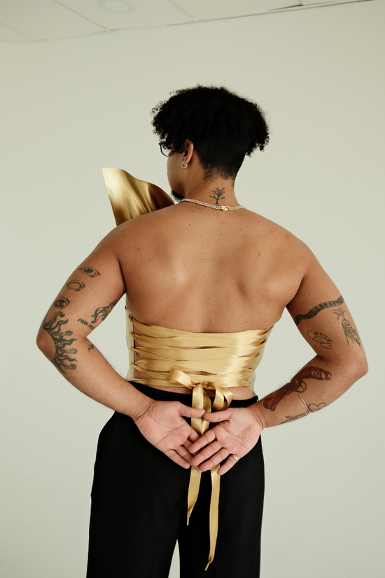 Sculptural Warrior Armor Corset