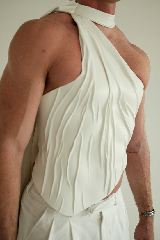 The Ascension Bridal Drape Statement Corset