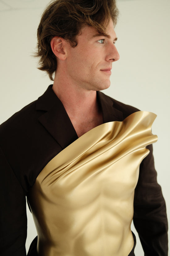 Custom Gold Warrior Corset