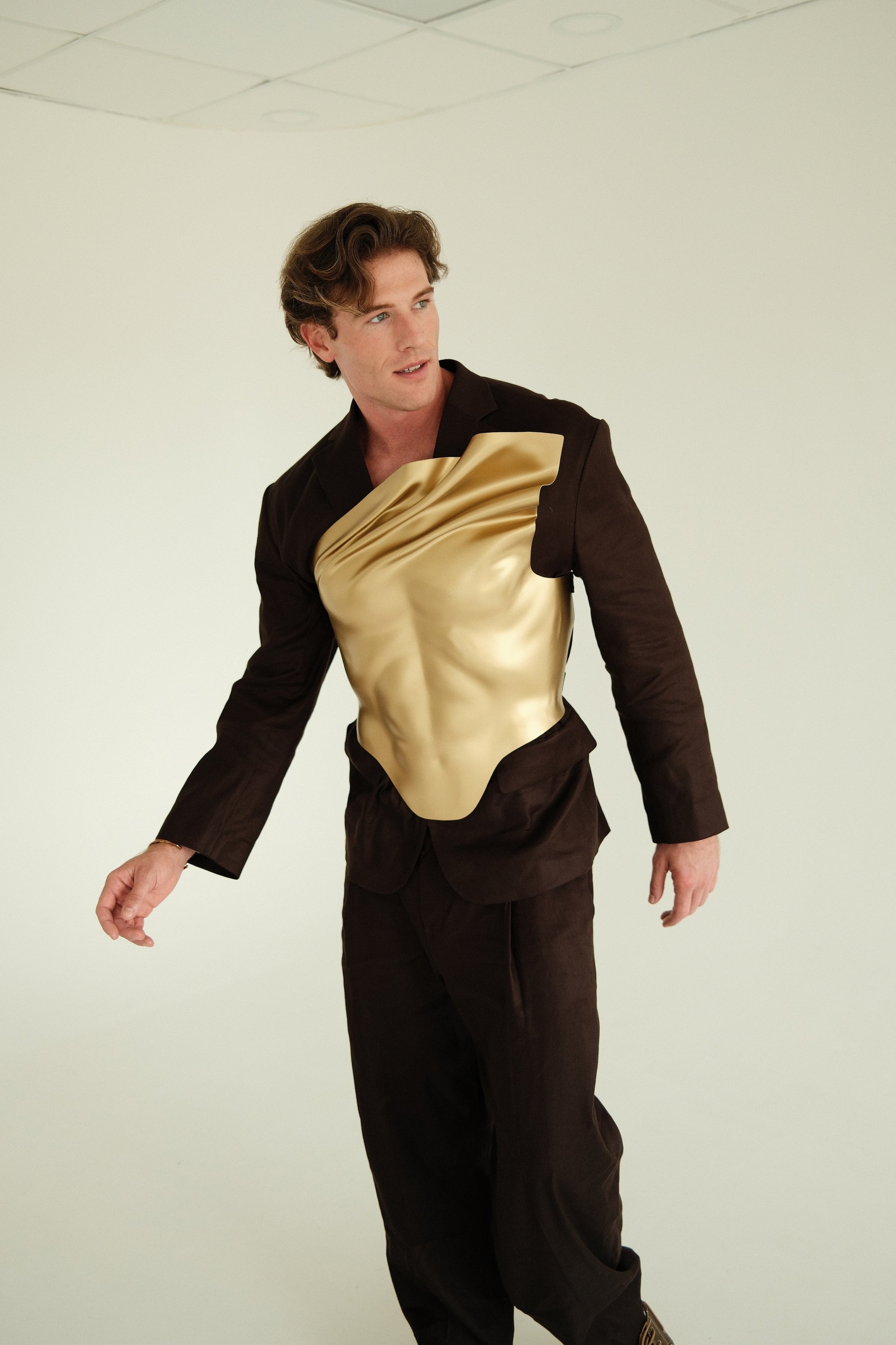 Custom Gold Warrior Corset
