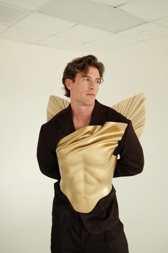 Custom Gold Warrior Corset