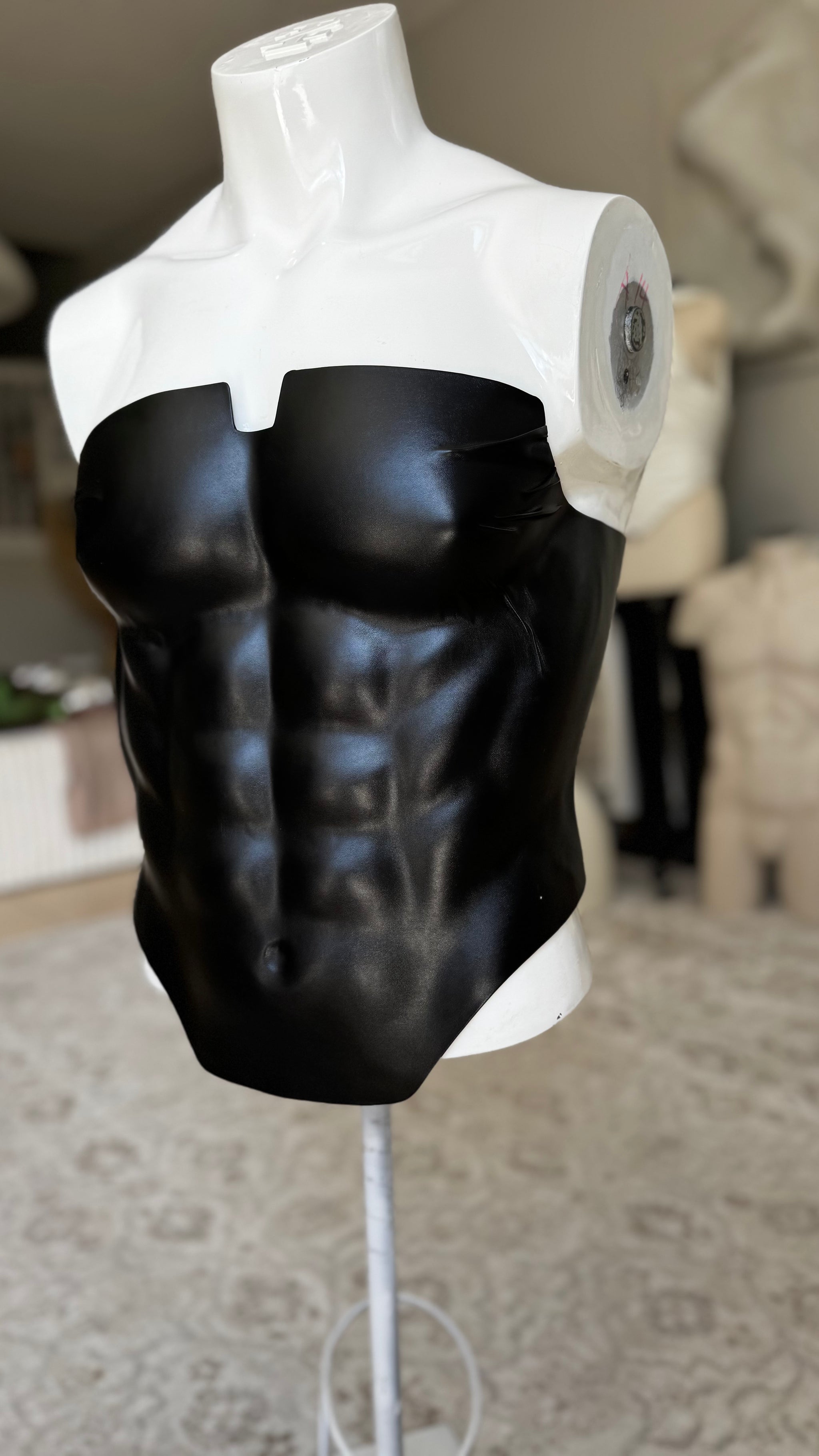 Adonis Sculptural Leather Corset