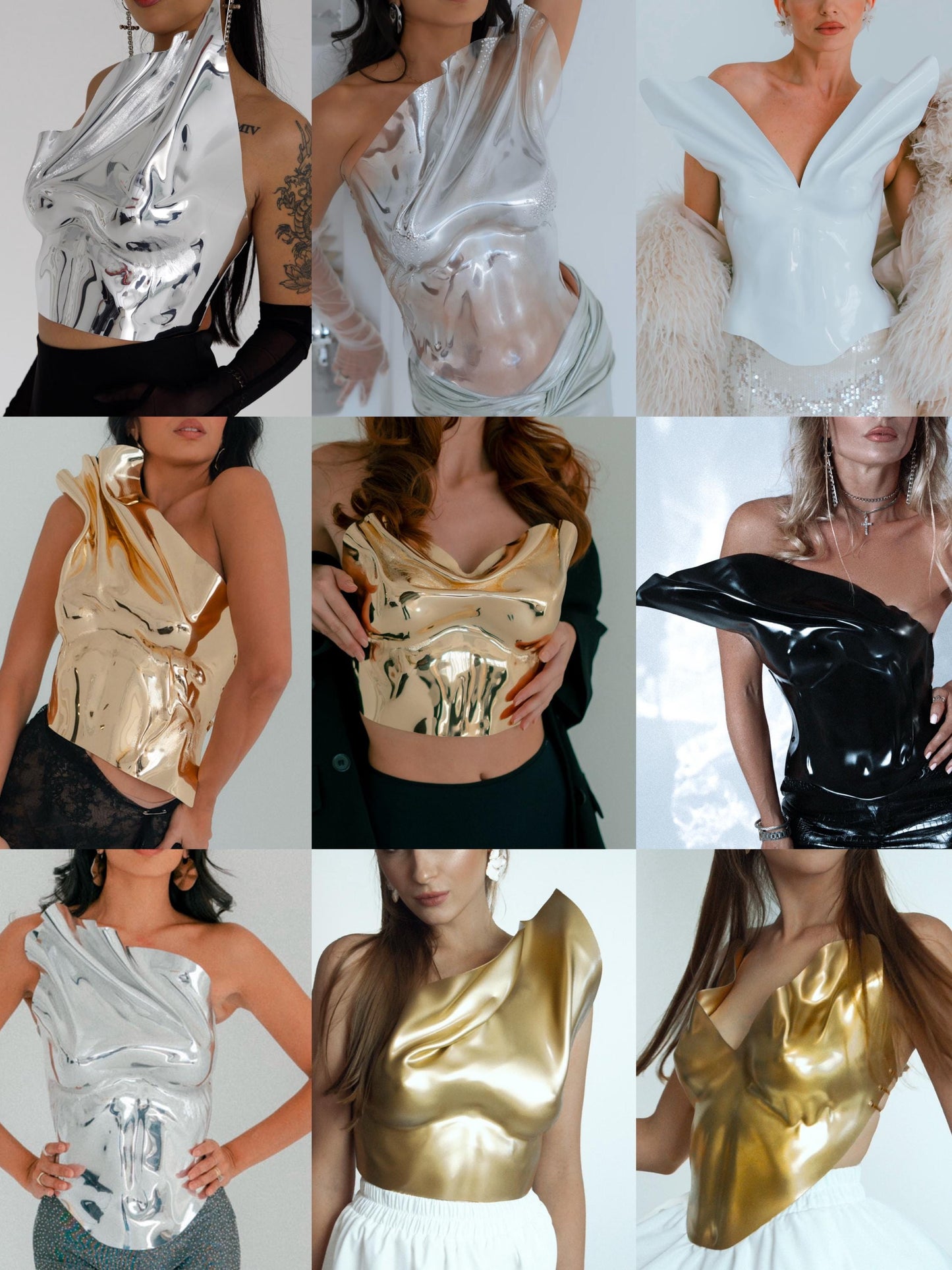 Private Custom Corset Listing, Made To Order Metallic Sculptural Wearable Art
