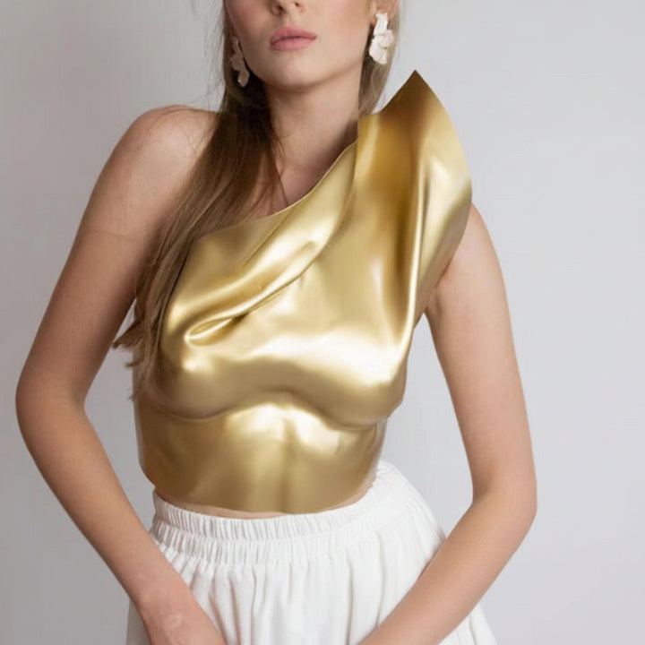 Gold Steampunk Armor Corset