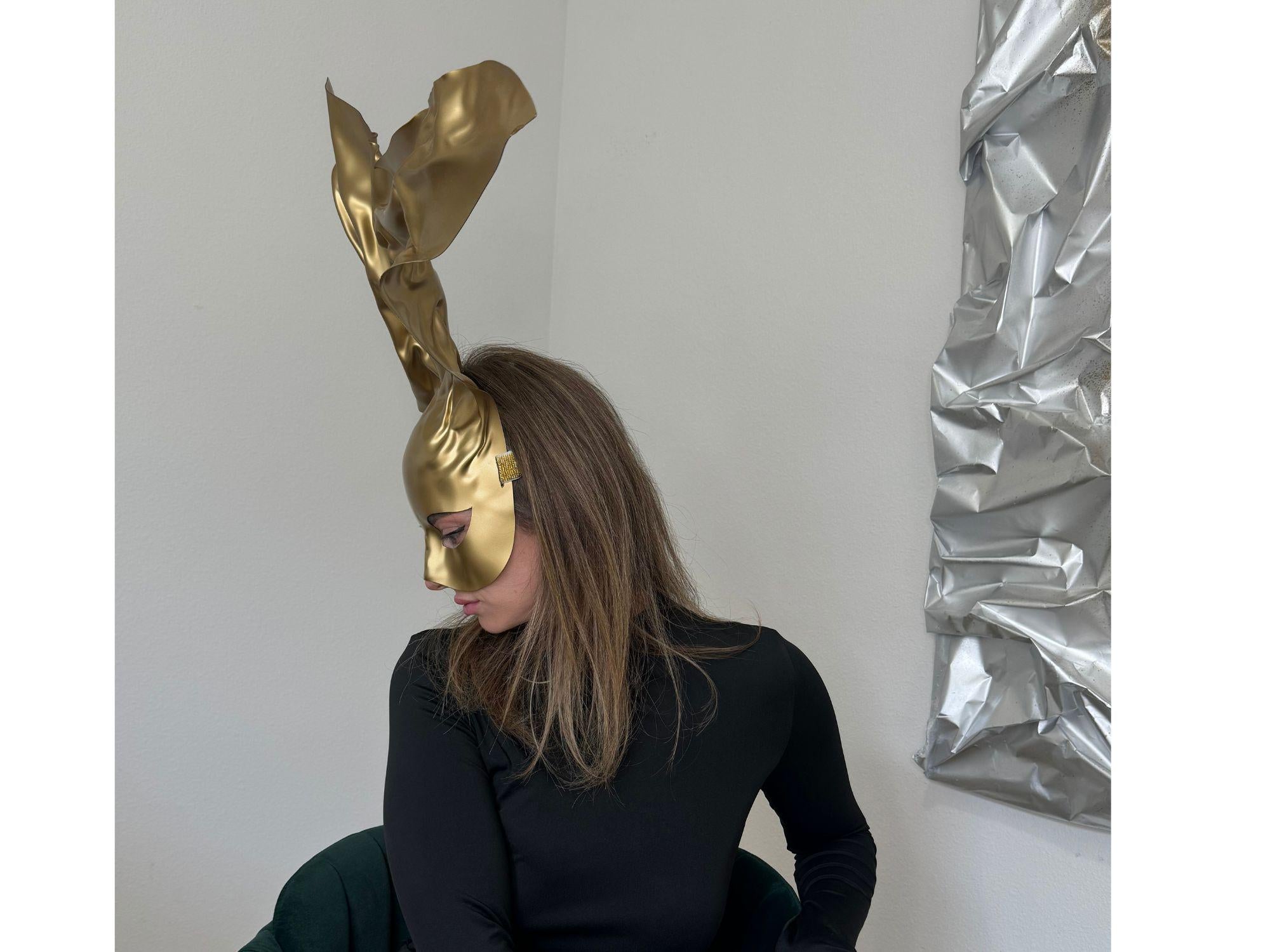 Metallic Gold Masquerade Mask