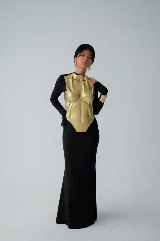 Women’s Avant-Garde Metallic Corset