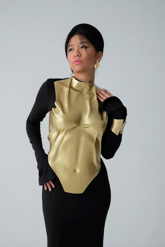 Women’s Avant-Garde Metallic Corset