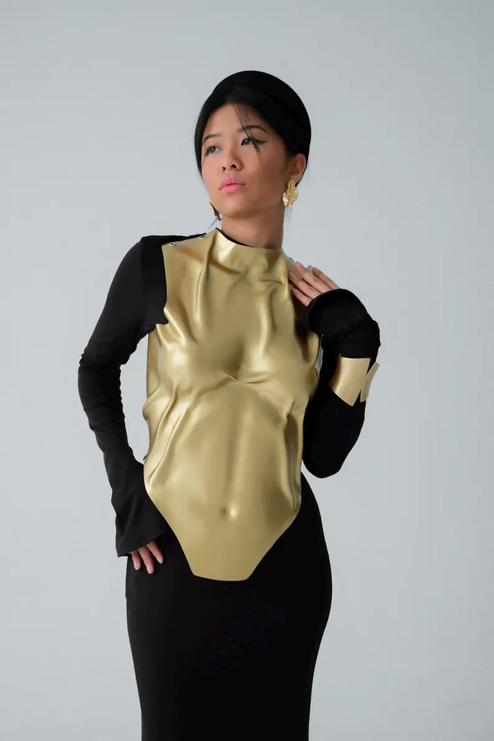Women’s Avant-Garde Metallic Corset