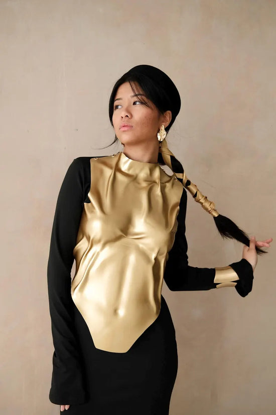 Women’s Avant-Garde Metallic Corset