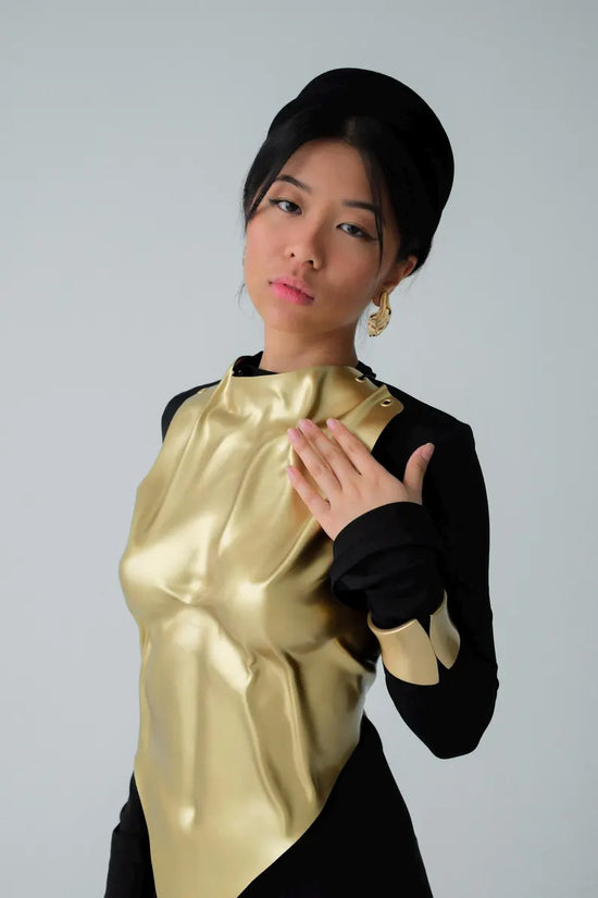 Women’s Avant-Garde Metallic Corset