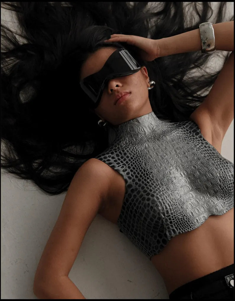 Sculptural Reptile Corset