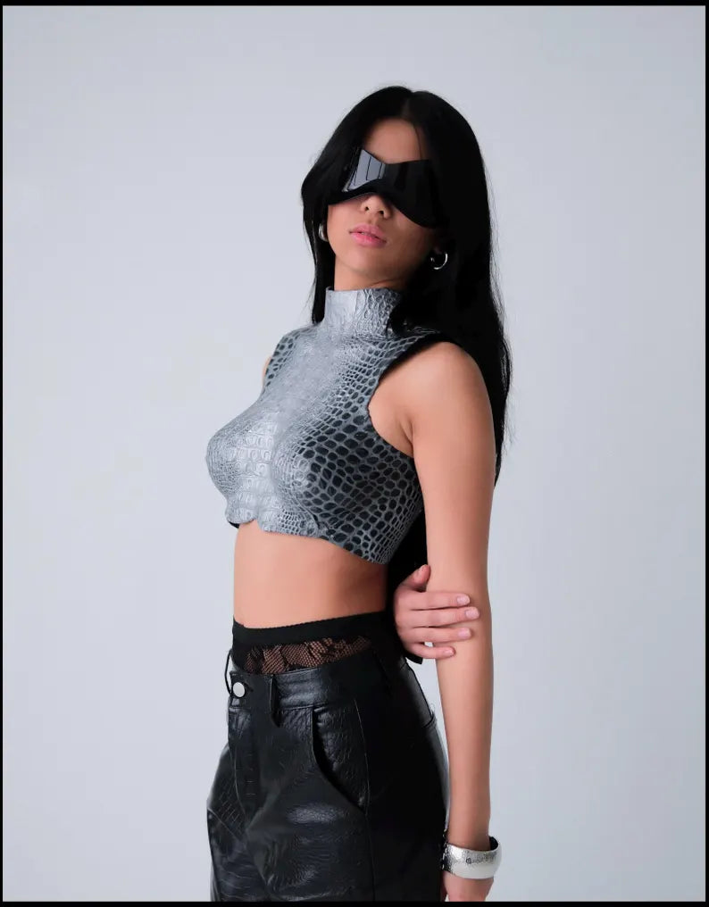 Sculptural Reptile Corset
