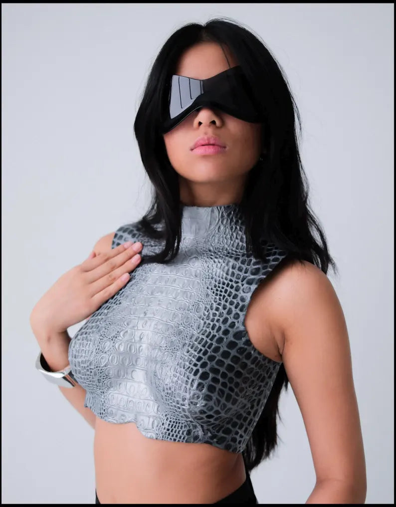 Sculptural Reptile Corset