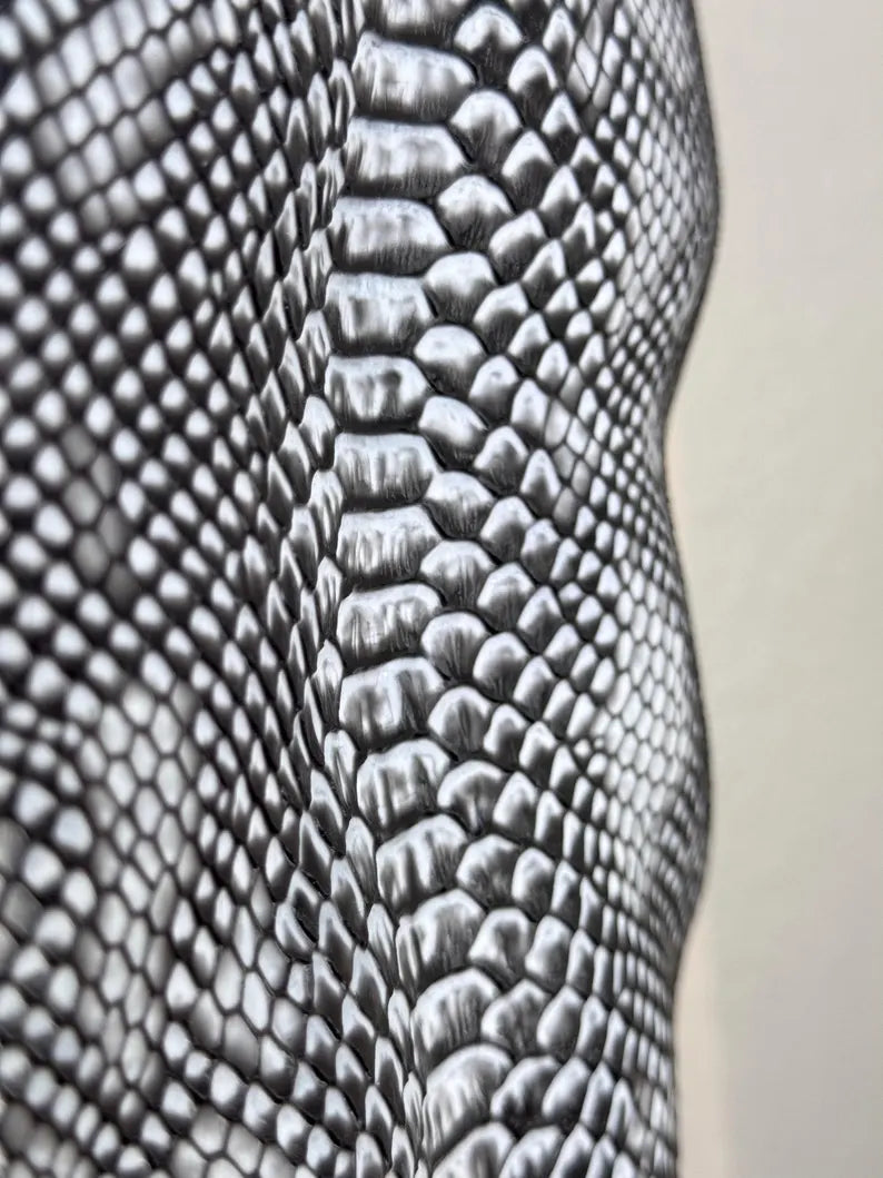 Men’s Silver Serpent Armor Corset