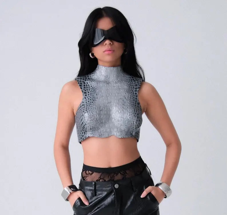 Sculptural Reptile Corset